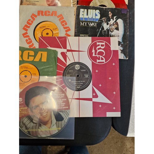 170 - A collection of Evlis Presley LPs including 1 coloured vinyl, 1  10