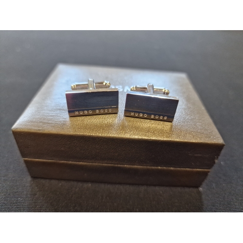 191 - A pair of Hugo Boss cuff links