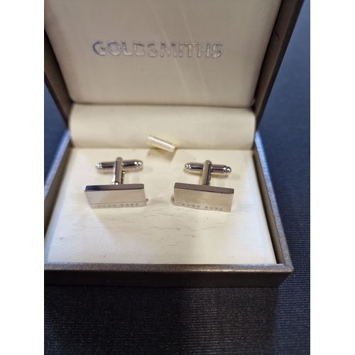 191 - A pair of Hugo Boss cuff links