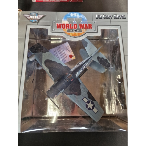 222 - Die Cast World War series 1:48 limited edition spitfire of Sqn Ldr Alexander 'Sandy' Johnstone RAF 6... 