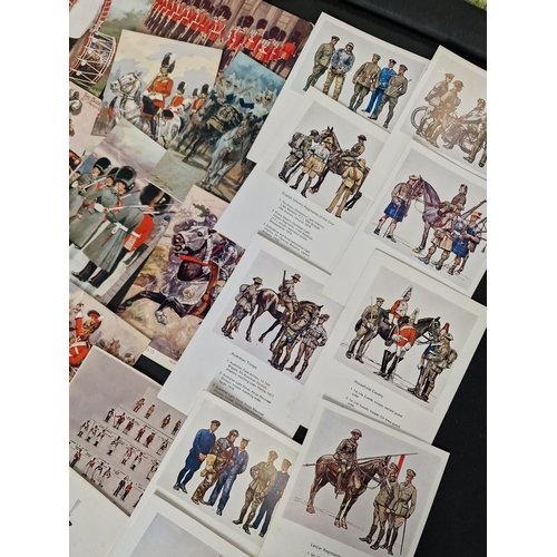 233 - A large collection of vintage military postcards including East Lacashire Regiment and North Lancash... 