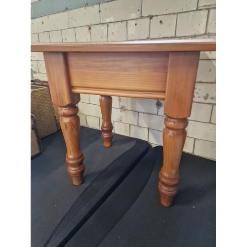 240 - Solid pine side table