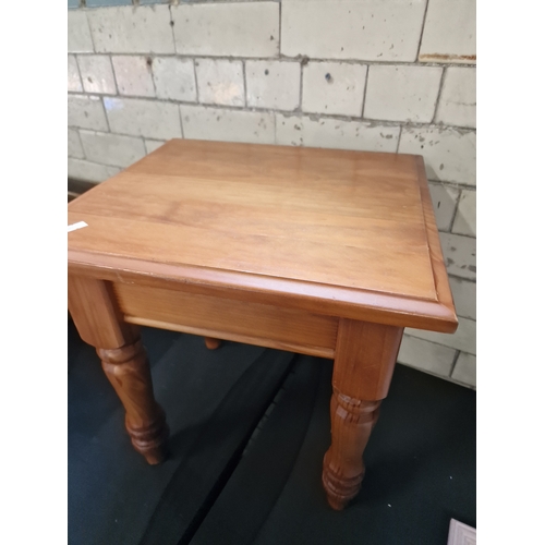 240 - Solid pine side table