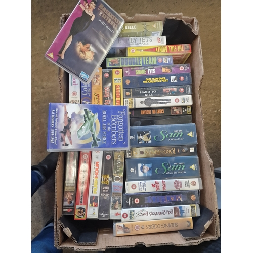 254 - A large quantity of VHS