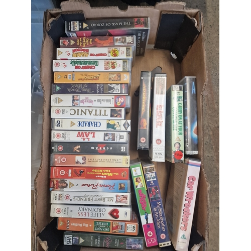 254 - A large quantity of VHS