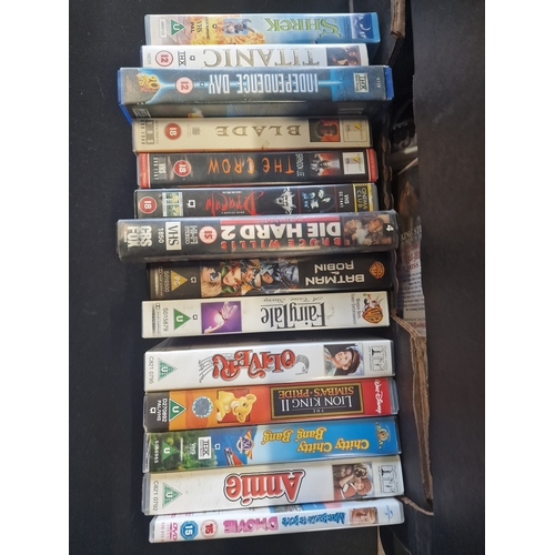 254 - A large quantity of VHS