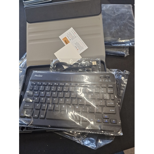 257 - Three black ProCases with keyboard