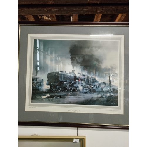 262 - Framed Print of 'A Portrait of Power' Limited Edition 64 of 500 Signed by David Weston