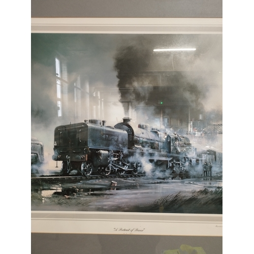 262 - Framed Print of 'A Portrait of Power' Limited Edition 64 of 500 Signed by David Weston