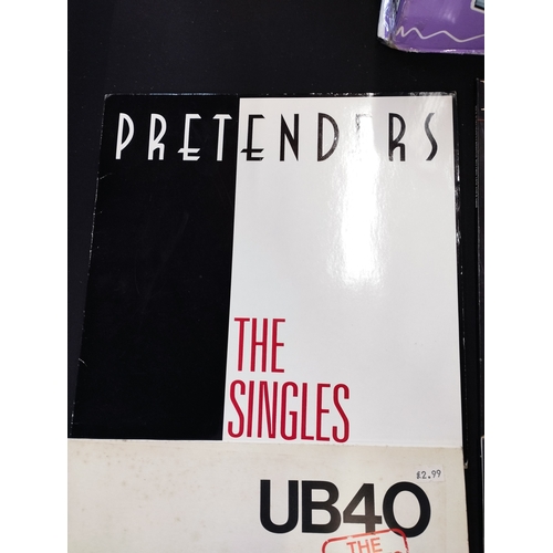 296 - Selection of Vintage Collectable Vinyl Records inc Pretenders, UB40 and Rick Wakeman