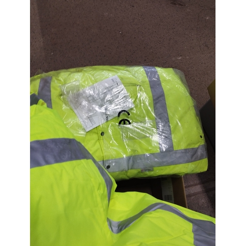 324 - x3 High Visibility Traffic Jackets XL and 2XL