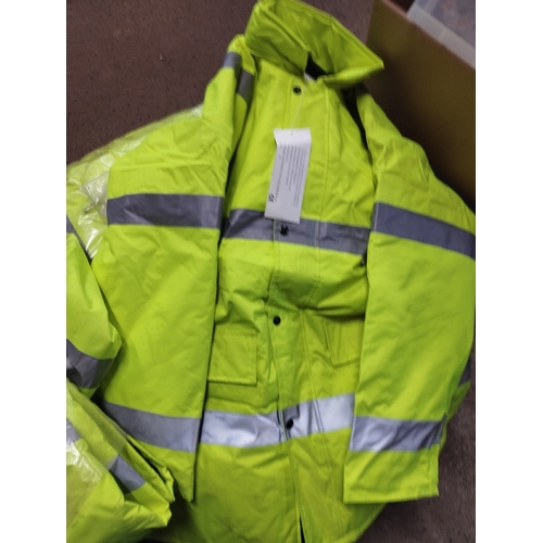 324 - x3 High Visibility Traffic Jackets XL and 2XL