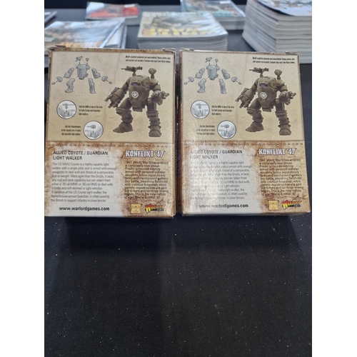 376 - Two WarLord Bolton Action Konflikt 47 Allied Cotote/guardian light walkers