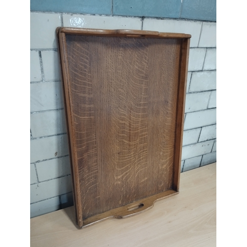 356 - Vintage Wooden Tea Tray