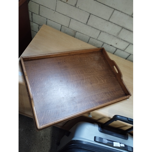 356 - Vintage Wooden Tea Tray