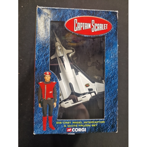 Corgi Die-cast - Captain Scarlet Angel interceptor & White