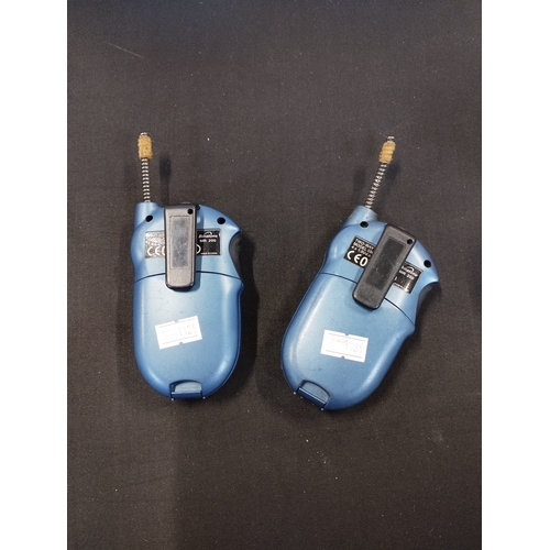 1 - Pair of Binatone MR 200 Walkie Talkies. Fully Tested includes Batteries