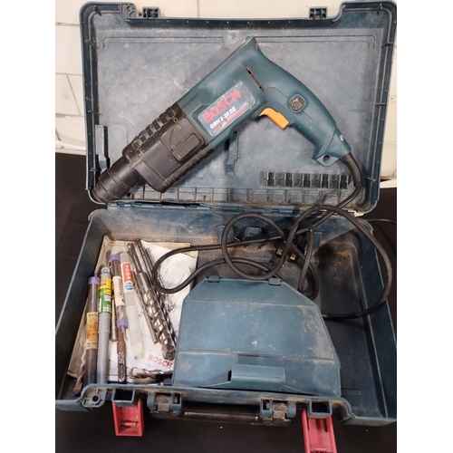 15 - Bosch Professional GBH2-20SE Rotary Hammer SDS Drill With a Selection of Drill Bits in Carry Case. T... 