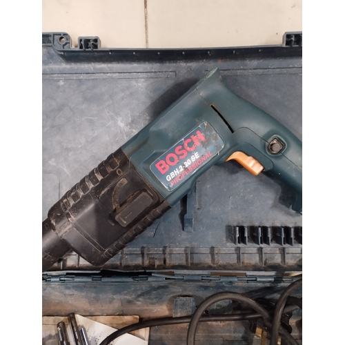 15 - Bosch Professional GBH2-20SE Rotary Hammer SDS Drill With a Selection of Drill Bits in Carry Case. T... 