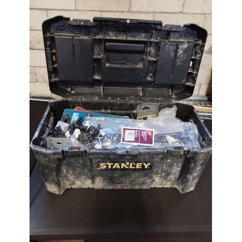 40 - Stanley Toolbox Full of Various Fixings and Hardware Items. Good Job Lot