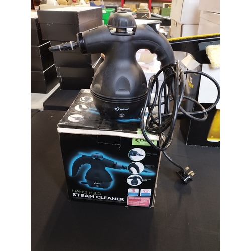 43 - Hand Held 1000w Steam Cleaner 300ml Tank with Accessories in Box