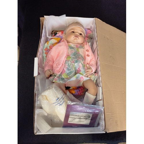 59 - The Ashton Drake Galleries 'Little Grace' – the FIRST So Truly Real® reborn baby doll with body full... 