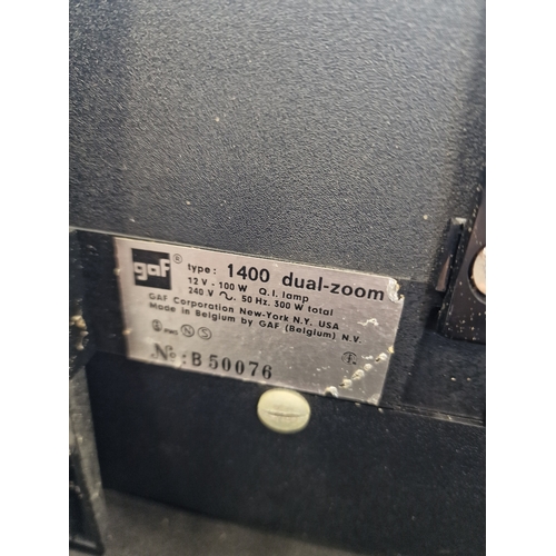 65 - Vintage GAF 1400 Dual-zoom projector