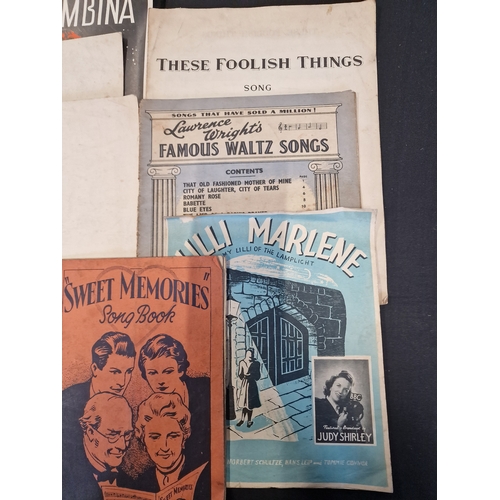 74 - A selection of vintage sheet music