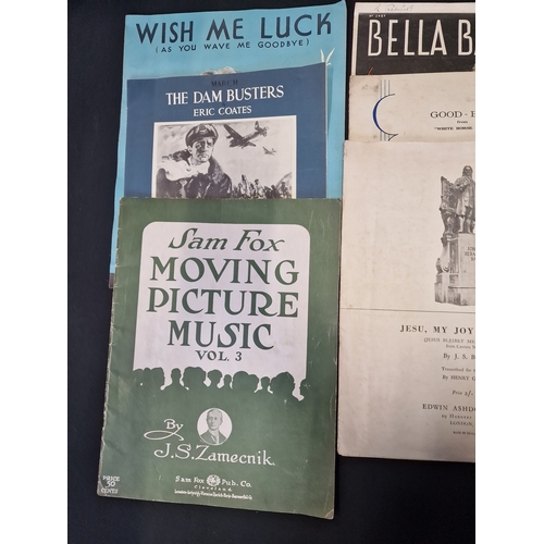 74 - A selection of vintage sheet music