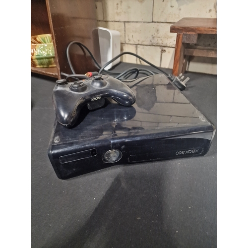 88 - XBox 360 with Controller and power cable.  Tested for power