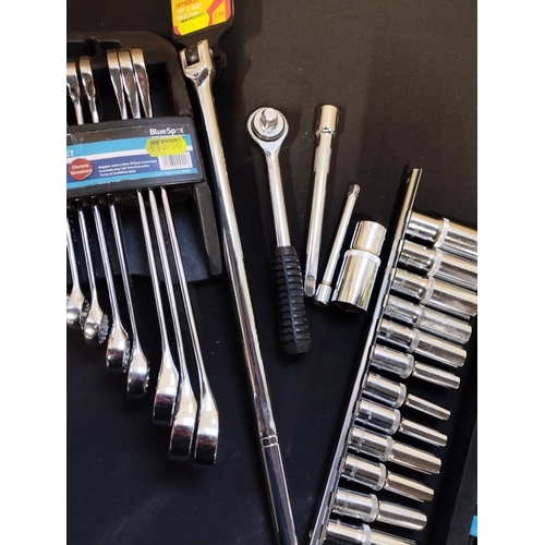 97 - Selection of Sockets, Spanners and Wrenches. Inc Ratchet and Hexagon Bit Sockets.