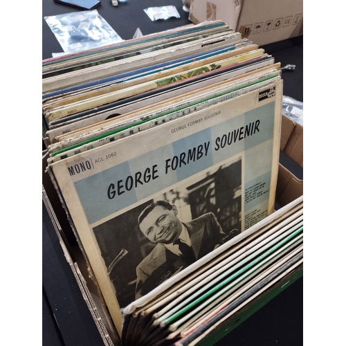 112 - Selection of Vintage Collectable Vinyl Records inc George Formby