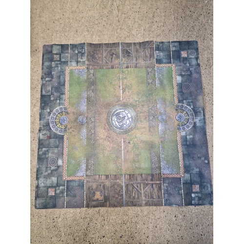 121 - Guild Ball rubber foam pitch game mat 3x3ft