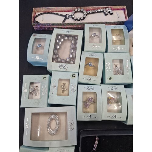 150 - A selection of boxed costume jewellery