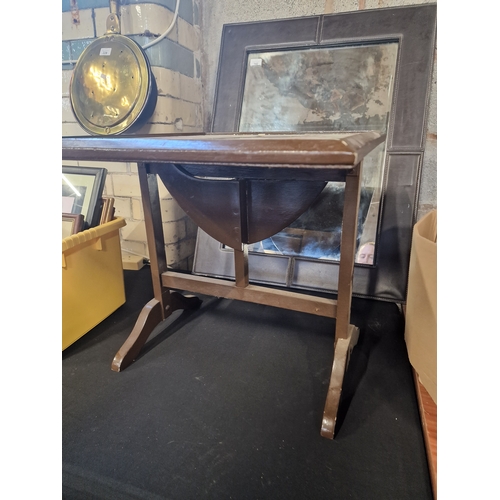 160 - Vintage drop side table or guard