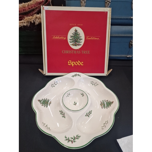 13 - Spode Christmas serving dish. 