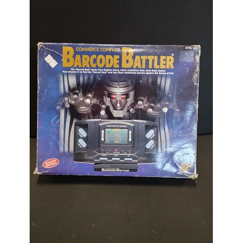 13 - Vintage Barcode Battler Electronic LCD Game Boxed Working. From 1992