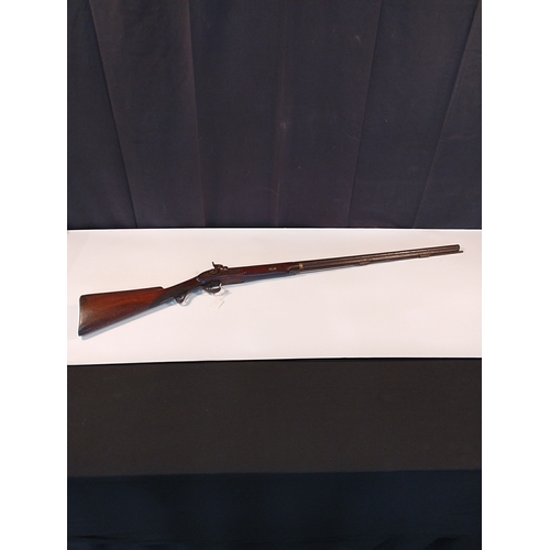 24 - Antique Black Powder Percussion Rifle c1850-1900.