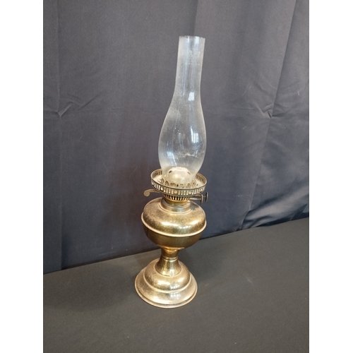 33 - Vintage Duplex Oil Lamp. Approx. 50cm High.