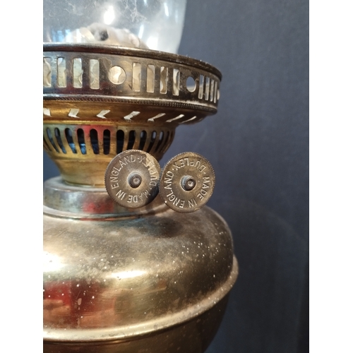 33 - Vintage Duplex Oil Lamp. Approx. 50cm High.