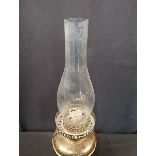 33 - Vintage Duplex Oil Lamp. Approx. 50cm High.