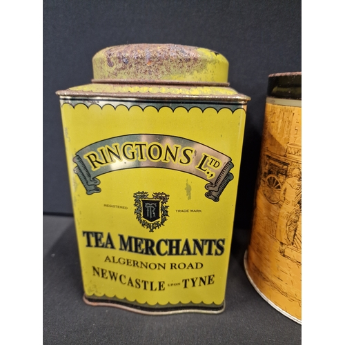 47 - Two vintage tins including Ringtons Ltd.