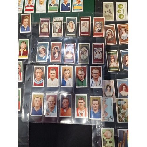 50 - A large Bundle of cigarette cards, includes sets in original packaging and frames.