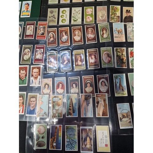 50 - A large Bundle of cigarette cards, includes sets in original packaging and frames.