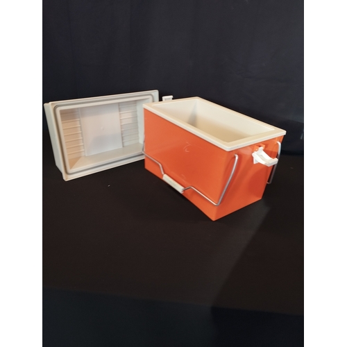 76 - Vintage Curver Cool Box. Approx. 46w x 43h x 29d cm.