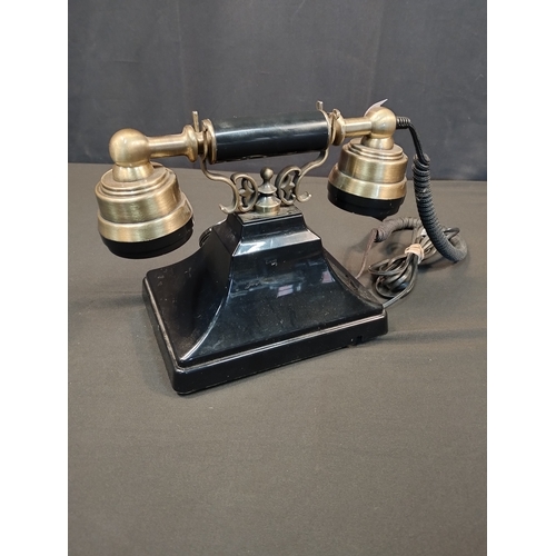 85 - Retro Style Fixed Telephone with BT Plug