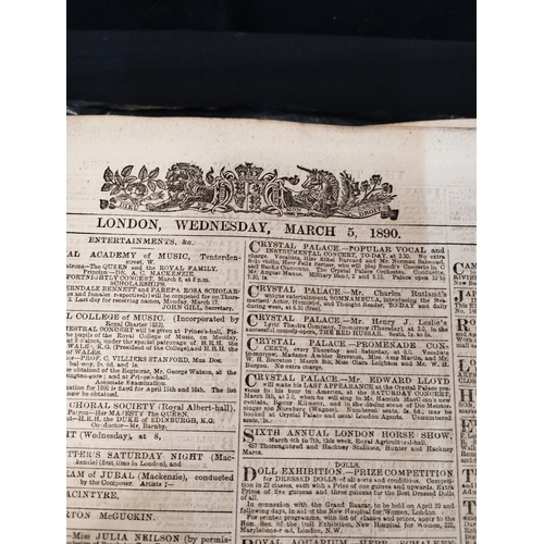 126 - Over 80 Antique Copies of The Times Newspaper Date Ranging from 1867 to 1899.