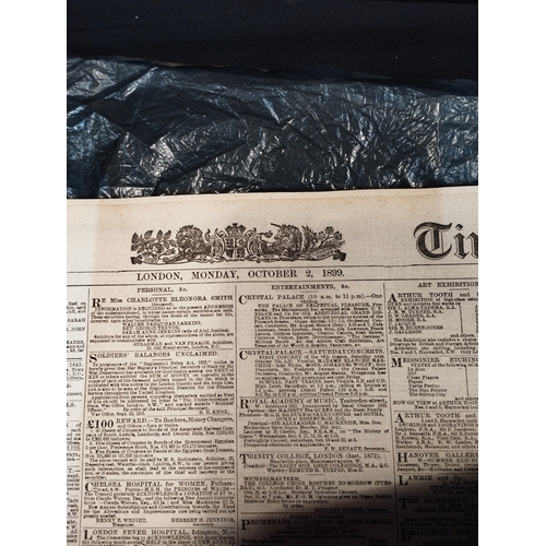 126 - Over 80 Antique Copies of The Times Newspaper Date Ranging from 1867 to 1899.