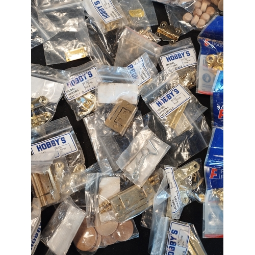 138 - Selection of Modelling and Hobby Hardware, Fixings, Parts, Glues and Cleaners.