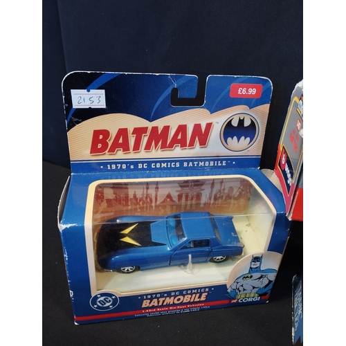 149 - Selection of Vintage Collectable Toy Car Items inc Corgi Batman DC Comics Batmobile, James Bond Asto... 